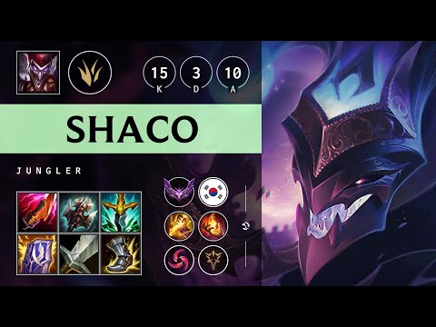 Shaco Jungle vs Graves - KR Master Patch 25.10