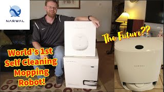 Narwal T10 Self Cleaning Mopping Robot!  It Really Cleans Itself!!  First Look Here!