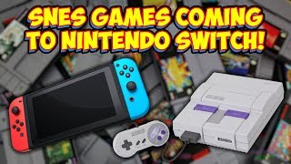 Super Nintendo Officially Coming To The Switch!
