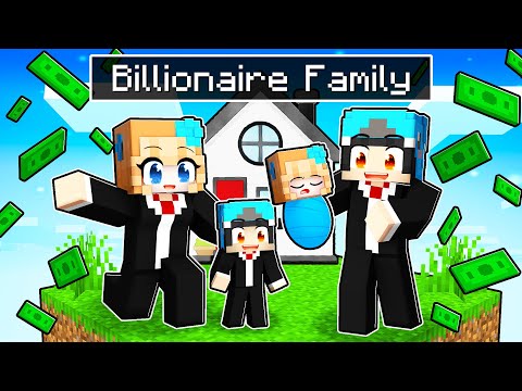 OMZ MILLIONAIRE FAMILY in Minecraft! Parody