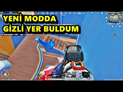 YENİ MODDA GİZLİ YER BULDUM ! MÜTHİŞ MAÇ BATUR GAME SOLO SQUAD PUBG MOBİLE