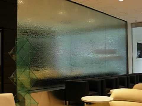 ガラス面流水設備 No.2　アクア・アート施工