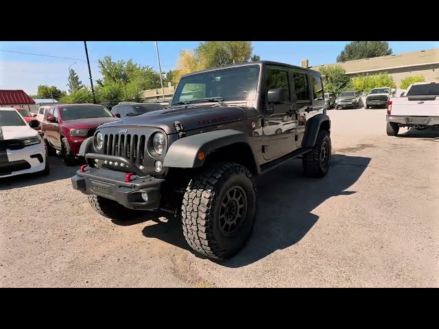 2016 JEEP WRANGLER SUV V6, 3.6 LITER UNLIMITED RUBICON HARD ROCK SPORT UTILITY 4D