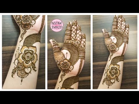 Latest floral Dubai henna design 2021 || Heena Vahid.