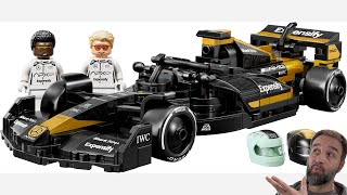 LEGO Speed Champions F1: The Movie car w/ Brad Pitt minifig! Official pics #NotSponsored 77252