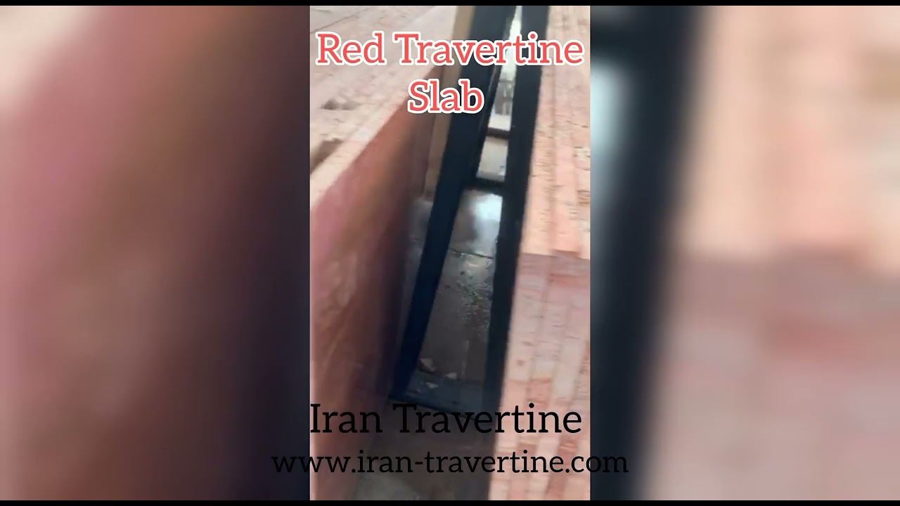 Red Travertine, Iran Travertine