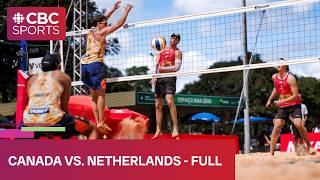 Volleyball World Beach Pro Tour Elite 16 Brasilia: CAN (Schachter/Pickett) vs. NED | #CBCSports