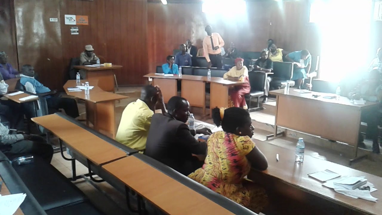 A mock council during district councilors training supported by ToroDev in Kyenjojo district.