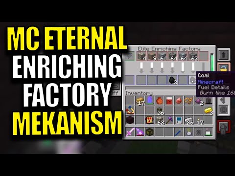 Minecraft MC Eternal Modpack Chapter 2 Ep 61 - Mekanism Enriching Factory