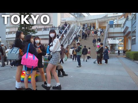 [4k] Tokyo - North of Tachikawa Station. Beautiful cityscape (Nov. 2022)