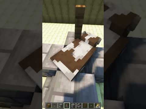 AUTOMATIC COW REDSTONE MINECRAFT TUTORIAL! #shorts