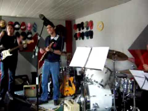 1ste oefendag van de GL-Productions gitaarleerlingen '09.