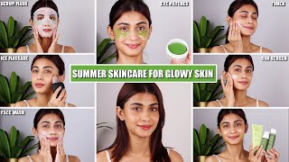 Summer Skincare Routine | DIY Masks & Diet for Glowing Skin✨ | Sush Dazzles