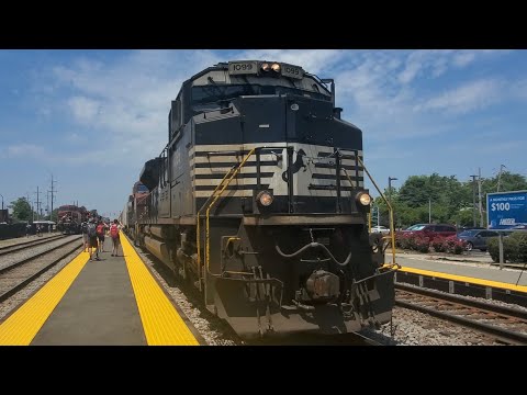 NS 1099 Leads CPKC 248 through Franklin Park, IL