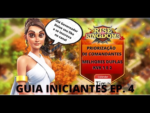 ⚔🔝PRIORIZAÇÃO DE COMANDANTES E MELHORES DUPLAS KvK 1 e 2 🔝⚔