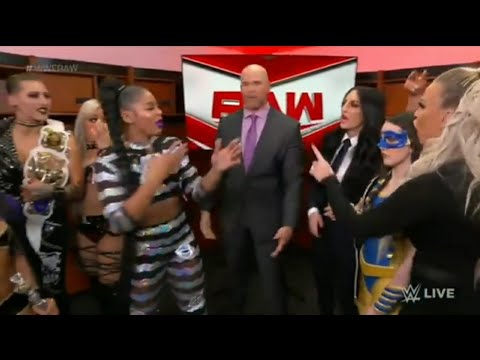 Sonya Deville Chooses 5-Women for survivor series raw team (full segment), Raw Nov 8 2021