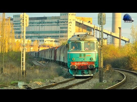 060-DA 60-1072-1 & Naveta CFR MARFA Train pe Apus/on Sunset in Oradea Est Triaj - 26 October 2016