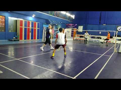 Badminton MuhibbahTeam Men's Double Sparring - Nazreen / Azizi Vs Irfan / Wayne Azmi