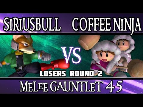 Melee Gauntlet 45 - SiriusBull (Fox) vs Coffee Ninja (Falco, Ice Climbers)