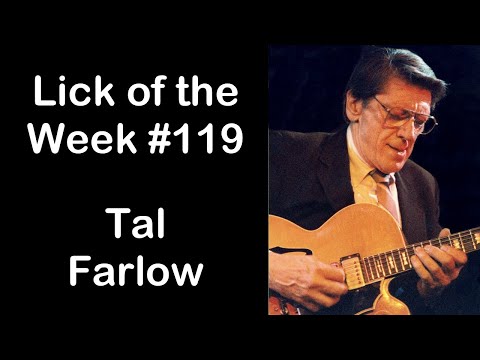 Lick of the Week #119 (Tal Farlow 2 Note Diminished Pattern)