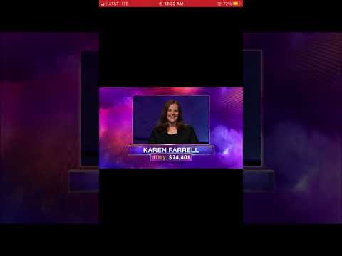 Jeopardy Karen Farrell Day 5 intro #8128