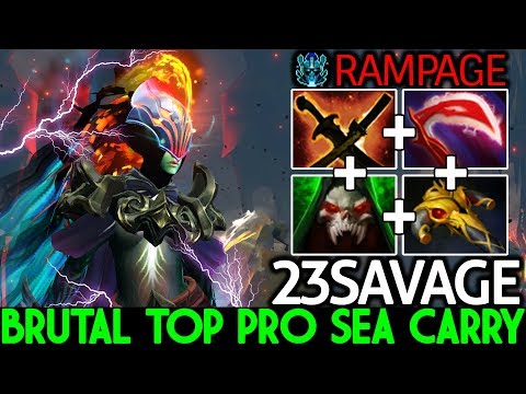23SAVAGE [Phantom Assassin] 1 Kill Per Min Brutal Top Pro SEA Carry 7.22 Dota 2