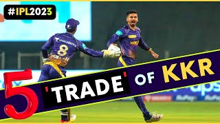 IPL 2023 : 5 Players KKR might Trade in trade window