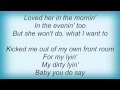 Electric Light Orchestra - Baby I Apologise Lyrics