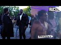 Lil Meech Loses His Shirt 50 Cent Has To Escort Him After Girls Go Wild At BMF Atlanta Premiere