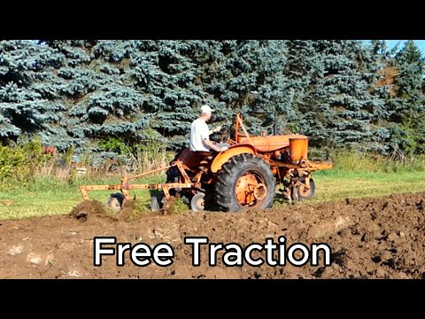 What is the Allis Chalmers Traction Booster System? And Then Plowing with a WD45