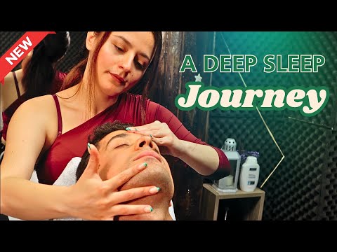 [ASMR NEW] Whispered Chair Massage | Perfect Calming Head Massage - Miss Melek