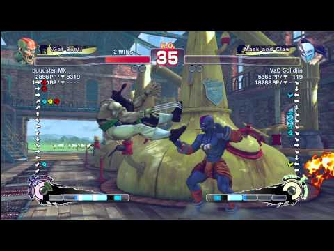 buuuster MX [Dhalsim] vs VaD Solidjin [Vega] SSF4 Arcade Edition