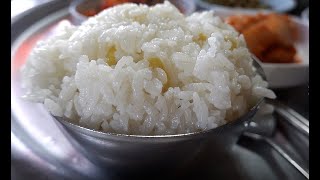 3,500원 갈치구이 백반인데 고봉밥(옥수수밥)에 밥, 반찬, 생선도 리필이 된다굽쇼!?