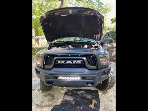 Every off-road truck needs this !!!!(How to install light bar on ram 1500,2500,3500) Ram Warlock