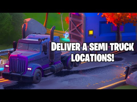 DELIVER A SEMI TRUCK TO STARK INDUSTRIES - TRUCK LOCATIONS - FORTNITE XP XTRAVAGANZA CHALLENGES