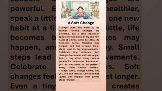 A Soft Change “Start Today, Do Confidently Tomorrow!” #affirmations #selfgrowth #change