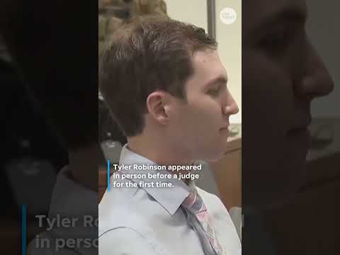 Alleged Charlie Kirk shooter makes first in person court appearance