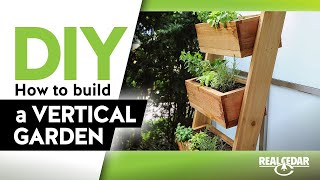 How to Build a Vertical Herb Garden Planter