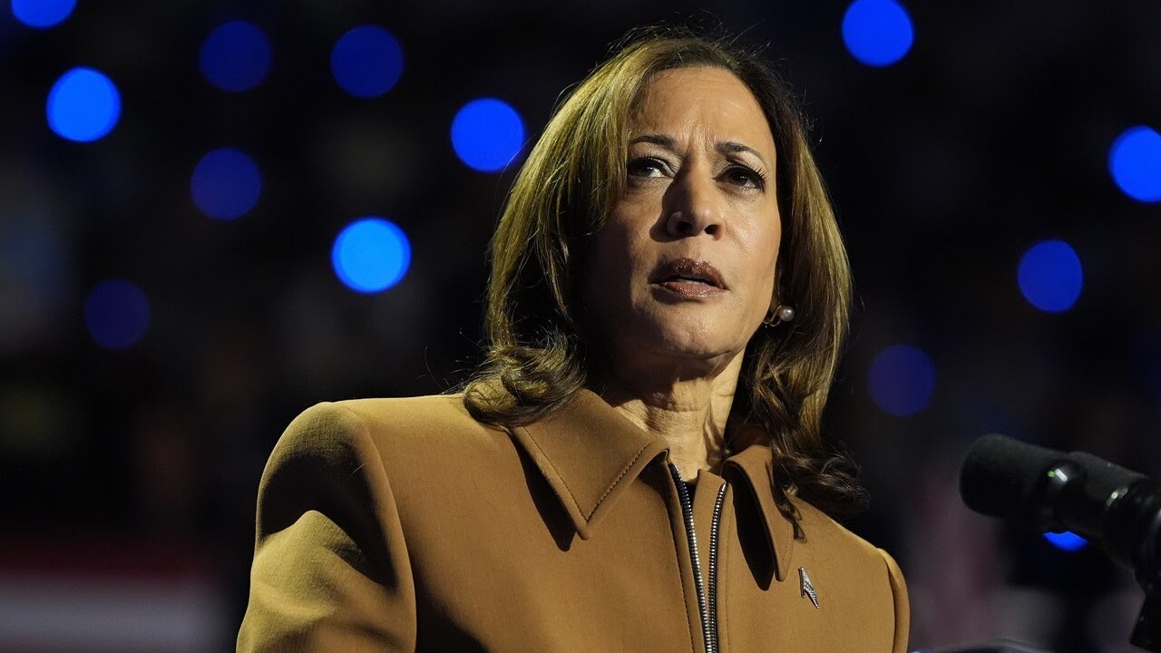 ‘Snowflake’ Kamala Harris freezes after heckler interrupts Michigan rally