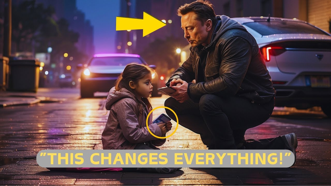Elon Musk Stops His Cybertruck for a Homeless Child, What He Does Next Will Shock the World!