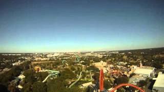 preview picture of video 'Montaña rusa #2 Roller coaster - Busch Gardens'