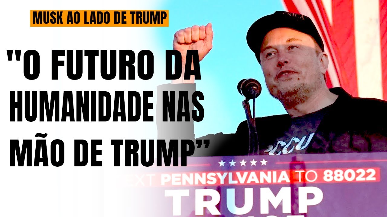 Musk Espanta a Todos Ao Lado de Trump: "Última Chance de Salvar o Mundo"