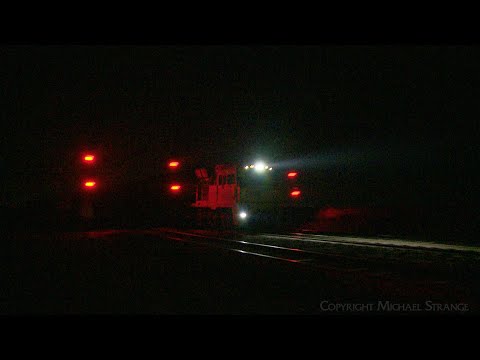 1MP2 Steel & Container Freight Train At Night (26/5/2024) - PoathTV Australian Trains & Railways