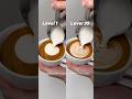 12 Second Latte Art Tutorial Level 1 Vs Level 99 Original Content By Mr 24 Latteart Latte