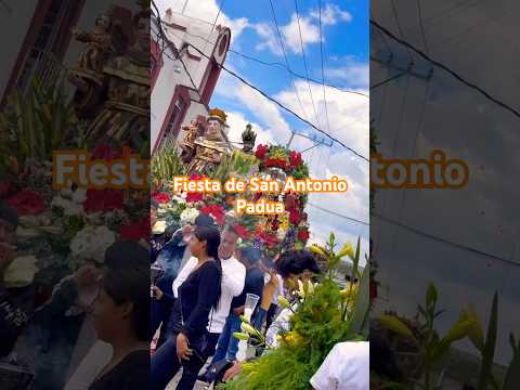 Fiesta de San Antonio de Padua en San Gregorio Zacapechpan Puebla México 2025