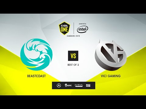 Beastcoast vs Vici Gaming, ESL One Hamburg 2019, bo2, game 1 [Adekvat & Mortalles]