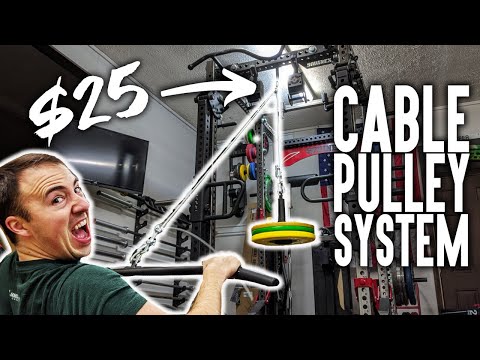 How To: DIY Cable Pulley Home Gym System for $25