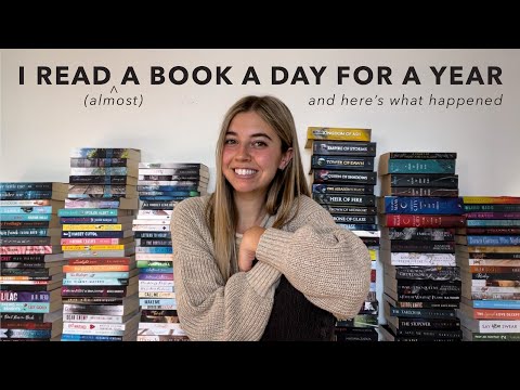 I read (almost) a book a day for a year... and here's what happened