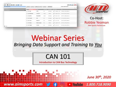 1-27 Intro to ECU CAN Builder in RS3 - Live Webinar with Robbie Yeoman - 6/30/2020