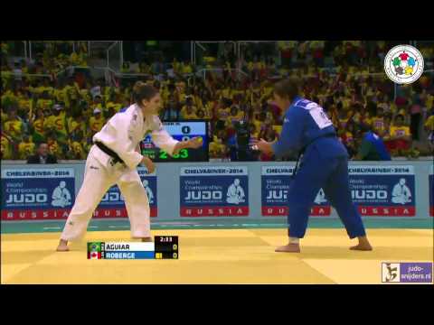 Judo 2013 World Championship Rio de Janeiro: Aguiar (BRA) - Roberge (CAN) [-78kg] bronze